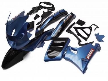 Shop 1998-2003 Kawasaki ZZR600 Motorcycle Fairings - Blue Black Red Motul Canada