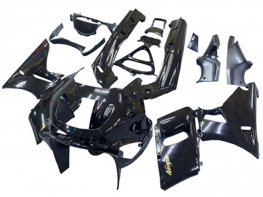 Shop 1998-2003 Kawasaki ZZR600 Motorcycle Fairings - Glossy Black Gold Ninja Canada