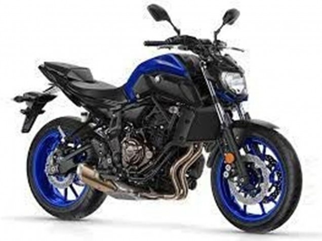 2012-2017 Yamaha MT07/FZ07 Motorcycle Fairings - Blue Black Canada