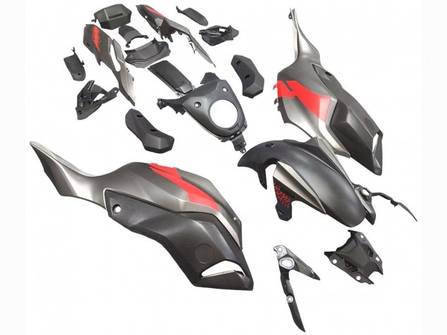 2012-2017 Yamaha MT07/FZ07 Motorcycle Fairings - Grey Red Canada
