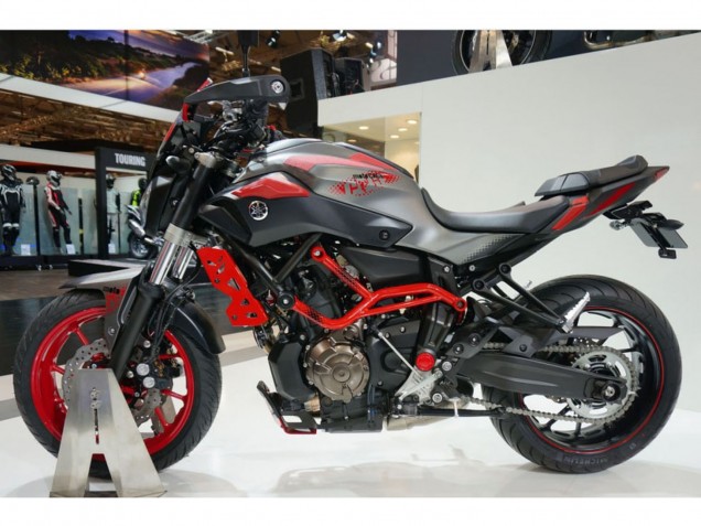 2012-2017 Yamaha MT07/FZ07 Motorcycle Fairings - Grey Red Canada