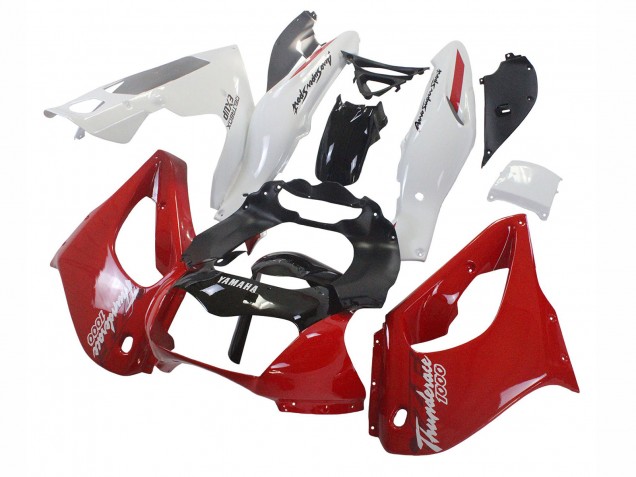 1997-2007 Yamaha YZF 1000R Thunderace Motorcycle Fairings - Red Black White Thunderace Canada