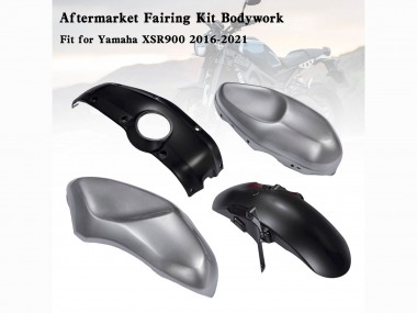 Shop 2016-2021 Yamaha XSR900 Motorcycle Fairings - Black Grey Canada