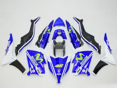 Shop 2012-2014 Yamaha TMAX530 Motorcycle Fairings - Blue Black White ENEOS MoviStar Yamalube 46 Canada