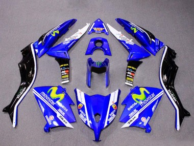 Shop 2012-2014 Yamaha TMAX530 Motorcycle Fairings - Blue Black White ENEOS MoviStar Yamalube Monster Canada