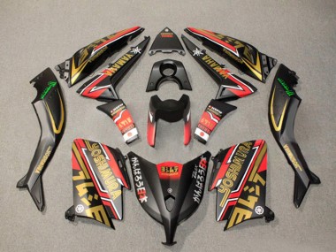 Shop 2012-2014 Yamaha TMAX530 Motorcycle Fairings - Matte Black Gold Red Canada