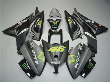 Shop 2012-2014 Yamaha TMAX530 Motorcycle Fairings - Matte Black MoviStar ENEOS Yamalube Monster 46 Canada