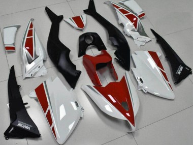 Shop 2012-2014 Yamaha TMAX530 Motorcycle Fairings - White Red Silver Yamalube Canada