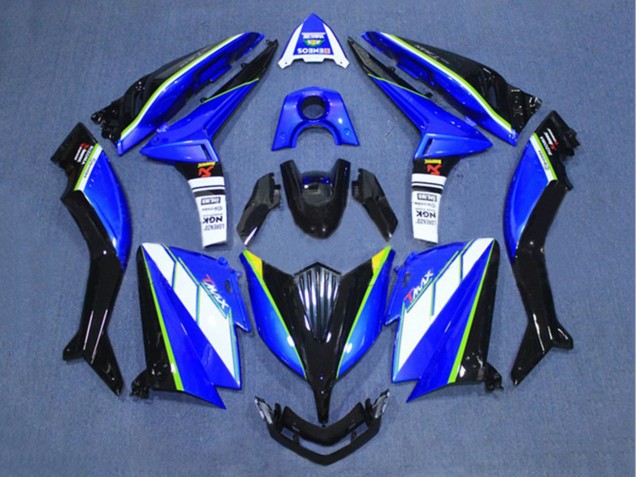 2015-2016 Yamaha TMAX530 Motorcycle Fairings - White Blue Black Canada