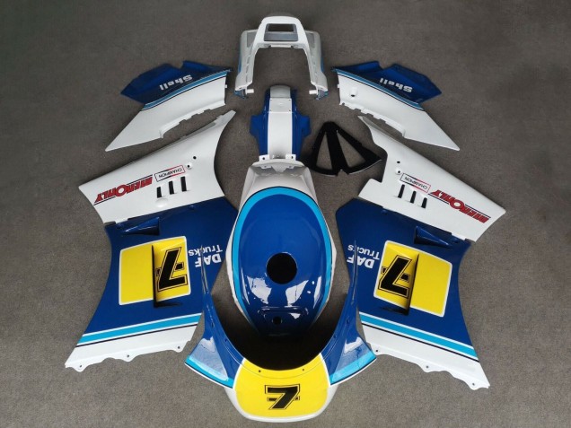 1984-1987 Suzuki RG400 RG500 RG400/500 Motorcycle Fairings - White Blue Yellow 7 Canada