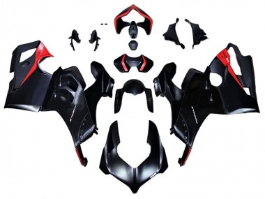 Shop 2020-2021 Ducati Panigale V4 V4S Motorcycle Fairings - Glossy Black Red Canada