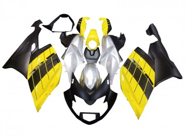 Shop 2005-2010 BMW K1200S Motorcycle Fairings - Yellow Silver Matte Black Canada