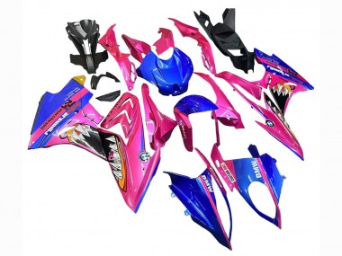 Shop 2017-2018 BMW S1000RR Motorcycle Fairings - Pink Blue Yellow Shark Canada