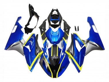 Shop 2015-2016 BMW S1000RR Motorcycle Fairings - Silver Yellow Blue Canada