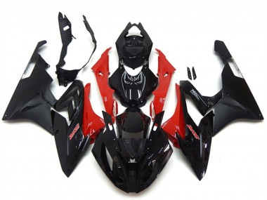 Shop 2015-2016 BMW S1000RR Motorcycle Fairing - Red Glossy Black Matte Black Canada
