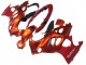 2004-2006 Suzuki GSX600F/GSX750F Motorcycle Fairings - Burnt Orange White Logo Canada