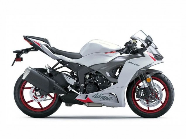 2023-2026 Kawasaki ZX6R Motorcycle Fairings - Pearl White Black Red Canada