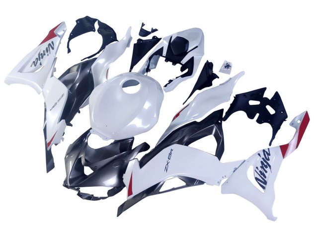 2023-2026 Kawasaki ZX6R Motorcycle Fairings - Pearl White Black Red Canada