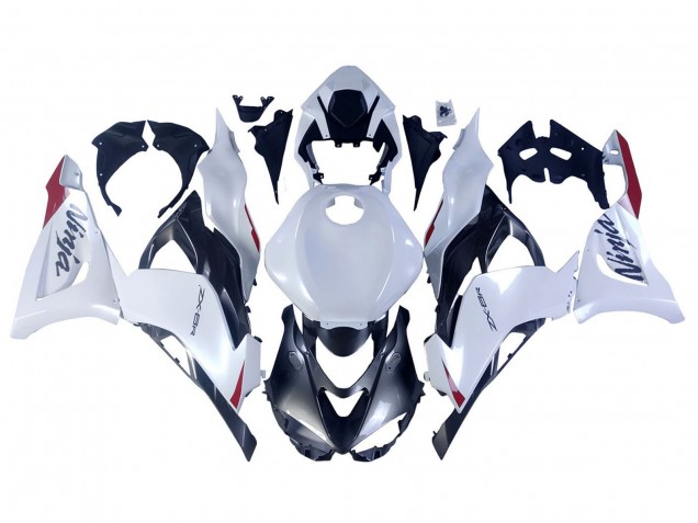 2023-2026 Kawasaki ZX6R Motorcycle Fairings - Pearl White Black Red Canada