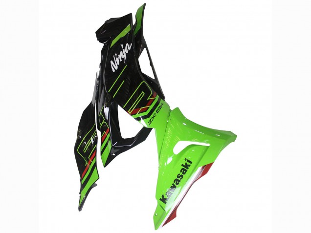 2023-2026 Kawasaki ZX6R Motorcycle Fairings - Green Black Canada