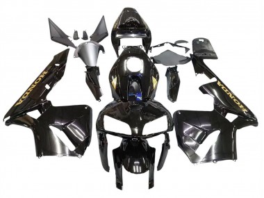 Shop 2005-2006 Honda CBR600RR Motorcycle Fairings - Black with Gold Logo Canada