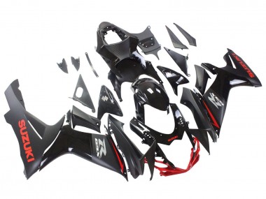 Shop 2011-2024 Suzuki GSXR 600 / GSXR 750 Motorcycle Fairings - Black Grey Red Line Canada