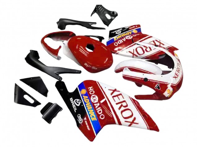 2000-2005 Aprilia RS125 Motorcycle Fairings - White Red Yellow Blue Xerox Canada