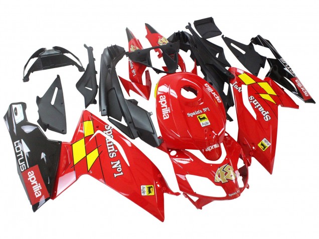2006-2011 Aprilia RS125 Motorcycle Fairings - Red White Yellow Black Canada