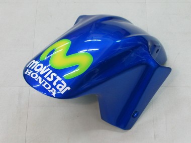 Shop 2004-2007 Honda CBR600 F4i Motorcycle Fairings - Blue Yellow Green MoviStar Canada