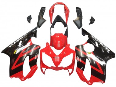 Shop 2004-2007 Honda CBR600 F4i Motorcycle Fairing - Red Glossy Black Canada