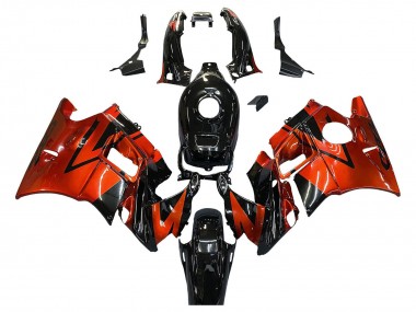 Shop 1991-1994 Honda CBR600 F2 Motorcycle Fairings - Orange Glossy Black Canada