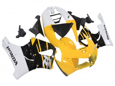 Shop 1998-1999 Honda CBR900RR 919 Motorcycle Fairings - White Yellow Glossy Black Canada