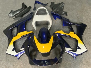 Shop 2000-2001 Honda CBR900RR 929 Motorcycle Fairings - White Yellow Dark Blue Canada