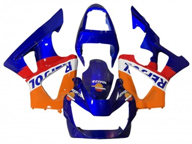 Shop 2000-2001 Honda CBR900RR 929 Motorcycle Fairings - Orange White Red Blue Repsol Canada