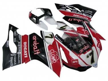 Shop 2011-2014 Ducati Panigale 899/1199 Motorcycle Fairings - White Red Glossy Black Aruba.it 7 Canada