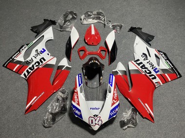 Shop 2011-2014 Ducati Panigale 899/1199 Motorcycle Fairings - White Red Blue Glossy Black Flex-Box Valsir 04 Canada