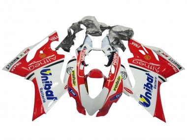 Shop 2011-2014 Ducati Panigale 899/1199 Motorcycle Fairings - White Red Blue Valsir Fiamm Canada