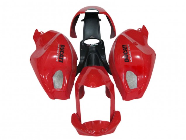 2008-2012 Ducati Monster 696 796 1100 1100S Motorcycle Fairing - Red Canada
