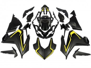 Shop 2022-2023 Honda CBR500R Motorcycle Fairings - Matte Black Yellow Canada