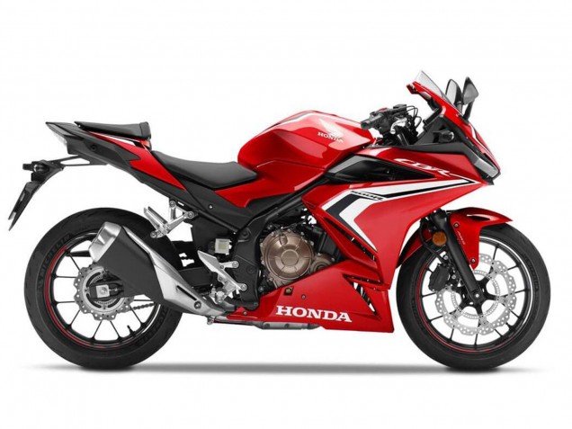 2022-2023 Honda CBR500R Motorcycle Fairings - Red White Black Canada
