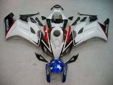 Shop 2004-2005 Honda CBR1000RR Motorcycle Fairings - White Red Glossy Black Blue Star Canada
