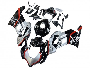 Shop 2004-2005 Honda CBR1000RR Motorcycle Fairings - Silver Glossy Black Red Stripe Canada