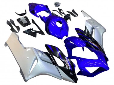 Shop 2004-2005 Honda CBR1000RR Motorcycle Fairings - Silver Blue Glossy Black Canada