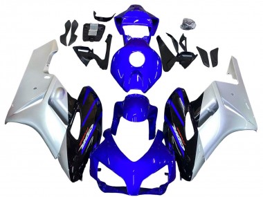 Shop 2004-2005 Honda CBR1000RR Motorcycle Fairings - Silver Blue Glossy Black Canada
