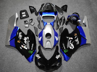 Shop 2004-2005 Honda CBR1000RR Motorcycle Fairings - Silver Blue Glossy Black Green Monster Sky Canada