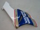 2004-2005 Honda CBR1000RR Motorcycle Fairings - White Blue Gold Rothmans Canada