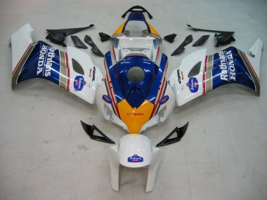 Shop 2004-2005 Honda CBR1000RR Motorcycle Fairings - White Blue Gold Rothmans Canada