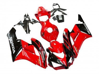 Shop 2004-2005 Honda CBR1000RR Motorcycle Fairings - Red Glossy Black Racing Canada