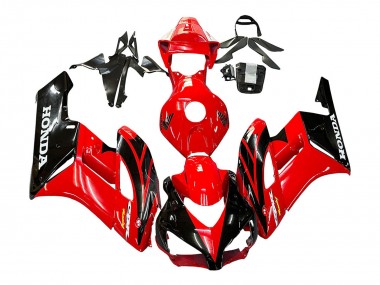 Shop 2004-2005 Honda CBR1000RR Motorcycle Fairings - Red Glossy Black Racing Canada