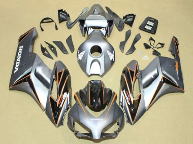 Shop 2004-2005 Honda CBR1000RR Motorcycle Fairings - Silver Orange Glossy Black Stripe Canada